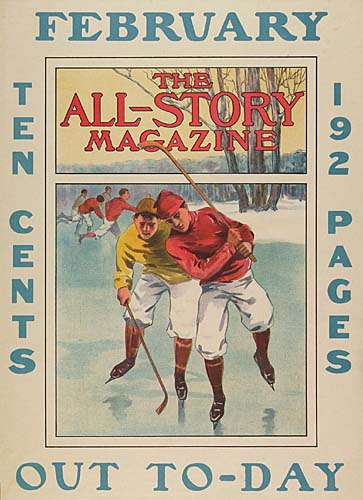 February Out To-Day, hockey players