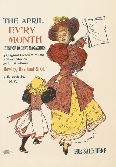 The April Ev’Ry Month, woman in yellow and red, little girl