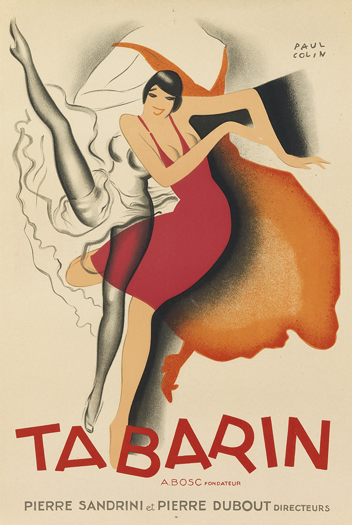 Tabarin Abosc, woman in pink dancing, shadow