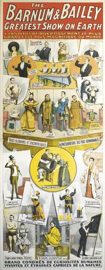 The Barnum and Bailey Greatest Show on Earth, long poster, L’Institut