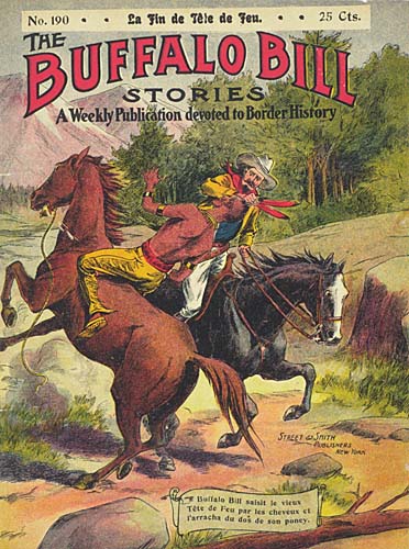 The Buffalo Bill Stories, horses and riders