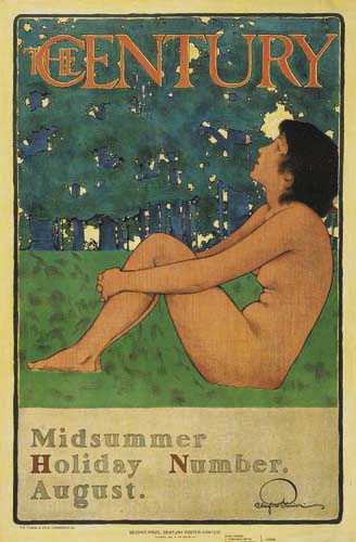 The Century Midsummer Holiday Number August, nude woman