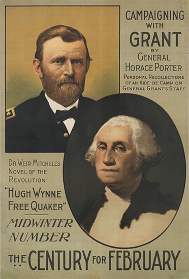 Campaigning with Grant By General Horace Porter, The Century for February, Washington and Grant portraits
