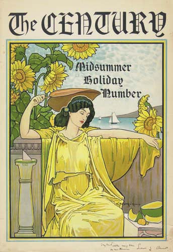 The Century Midsummer Holiday Number, woman in yellow