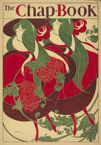 The Chap-Book, women in green and red