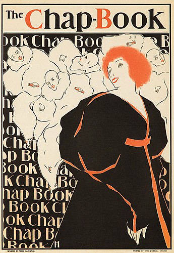 The Chap Book, woman in black