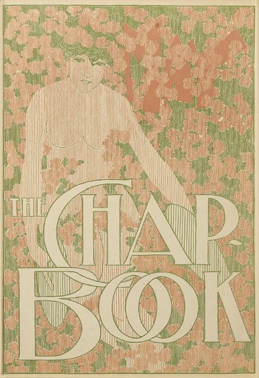 The Chap Book, green poster, nude woman