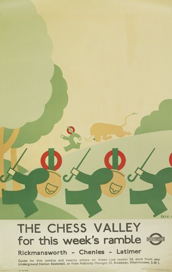 The Chess Valley For This Week’s Ramble, green men