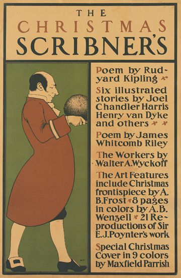 The Christmas Scribner’s Poem, man in red