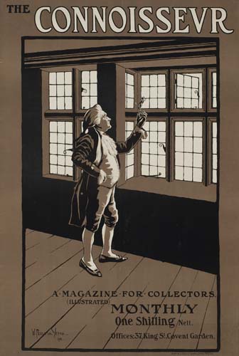 The Connoisseur, brown poster