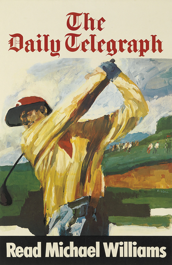 The Daily Telegraph, Read Michael Williams, man plays golf in yellow