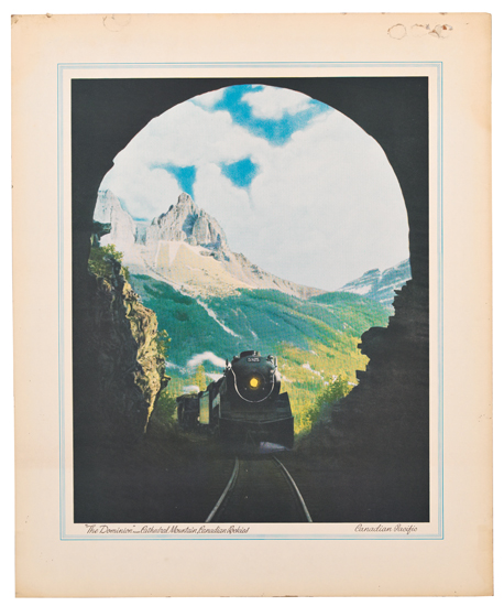 Train through a tunnel