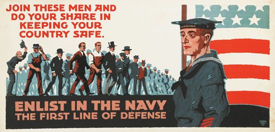 Enlist in the Navy, soldiers