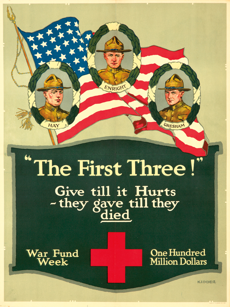 The First Three, Give Till It Hurts, red cross