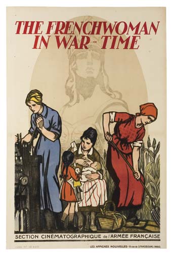 The French Woman in War Time, women working