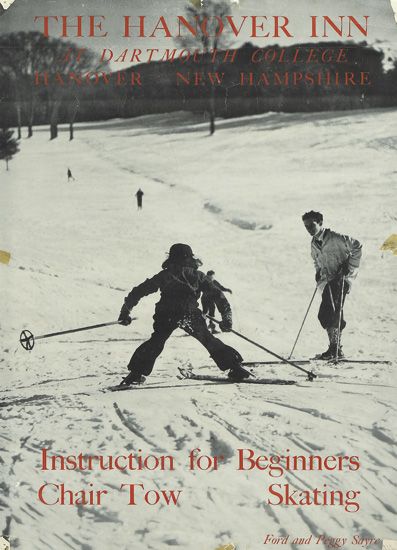 The Hanover Inn, children skiing