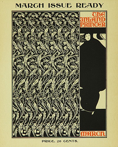 March Issue Ready, The Inland Printer, black and white design