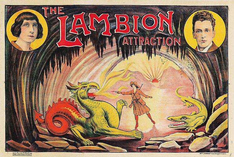 The Lambion Attraction, fire breathing dragon
