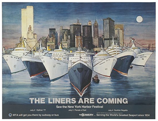 The Liners are Coming, ships