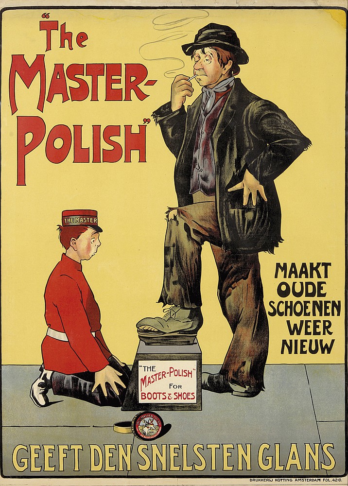 The Master Polish, Man gets shoes shined