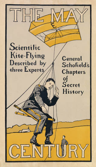 The May Century, long poster, yellow kite