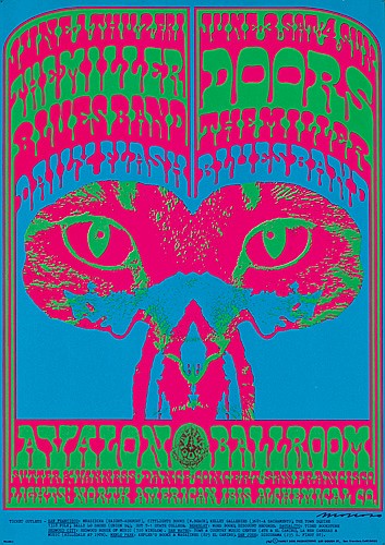 Avalon Ballroom, blue poster