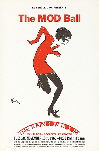 The MOD Ball, woman in red dancing