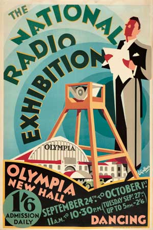 The National Radio Exhibition, man in suit
