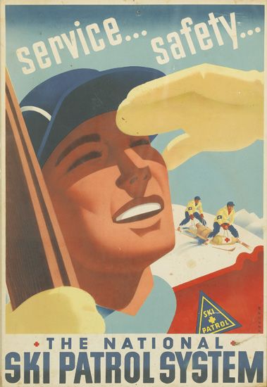 The National Ski Patrol System, man in red, Service Safety