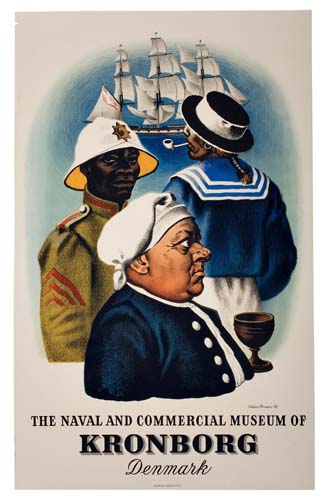 The Naval and Commercial Museum of Kronborg, three men, sailboats