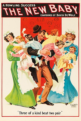 The New Baby, crowd of women and babies