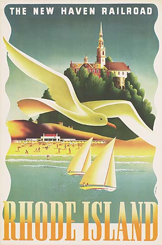 The New Haven Railroad, Rhode Island, island