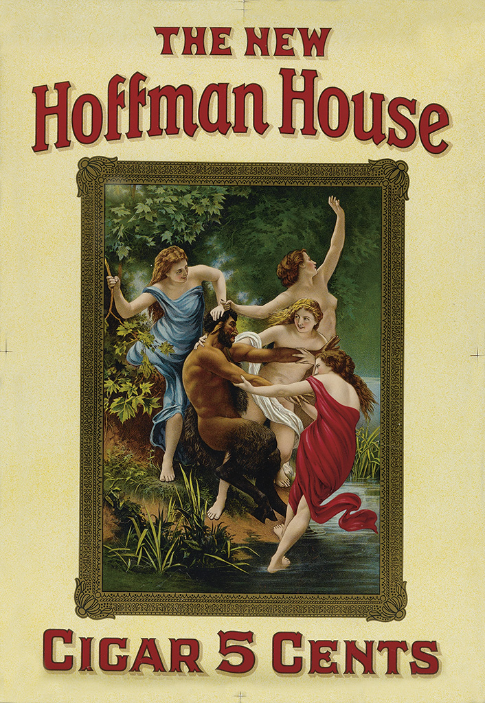 The New Hoffman House Cigar 5 Cents, women wrestle