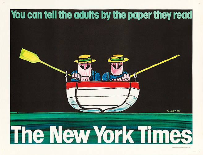 The New York Times, men in a boat
