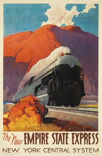 The New Empire State Express, silver train