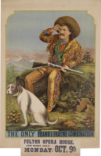 The Only Frank I Frayne Combination, Fulton Opera House, man with dog