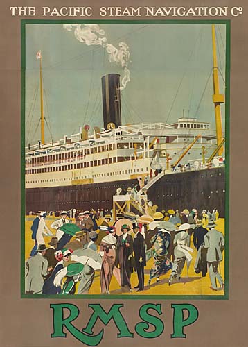 The Pacific Steam Navigation CO, ship, RMSP