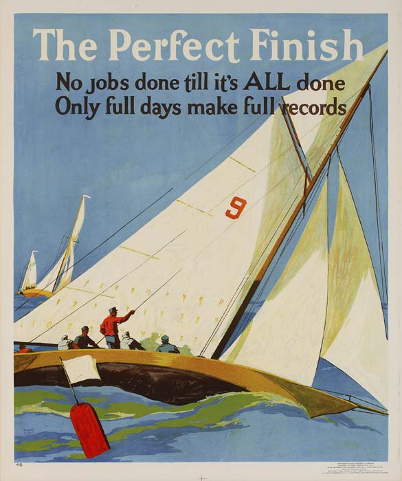 The Perfect Finish, sailboats