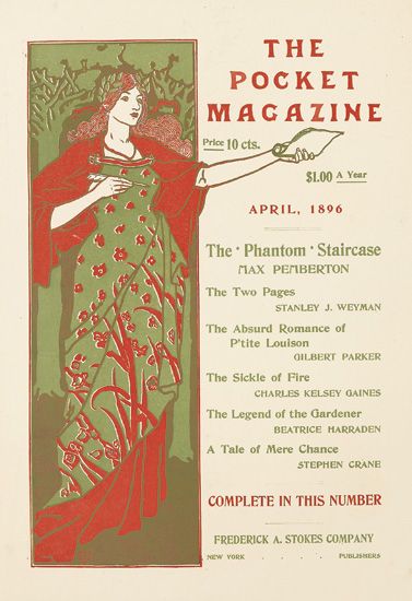 The Pocket Magazine, woman in green and red