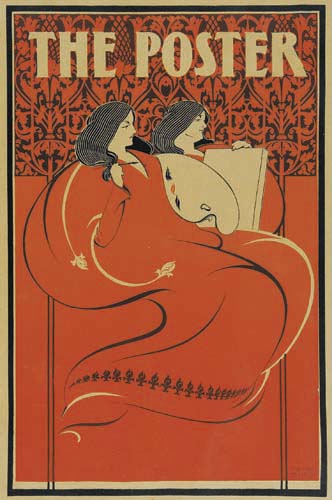 The Poster, woman in yellow in the flowers