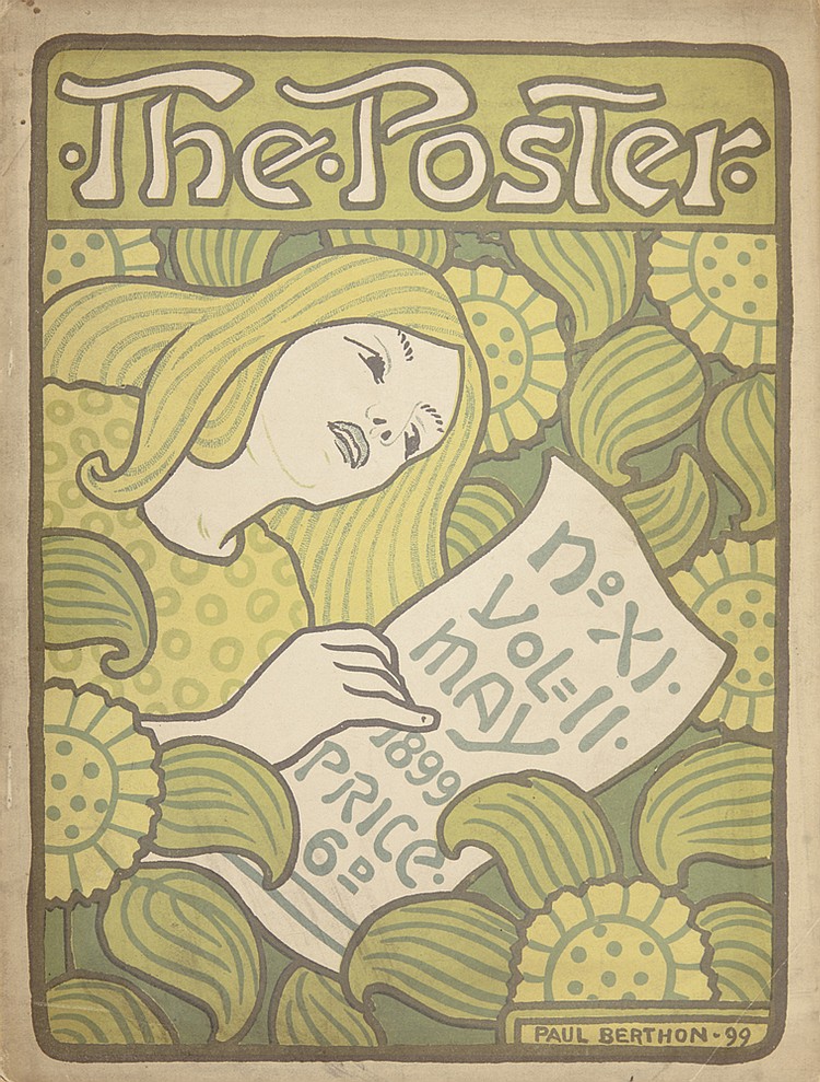 The Poster, red poster, women in dresses