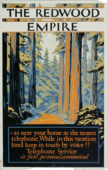 The Redwood Empire, forest