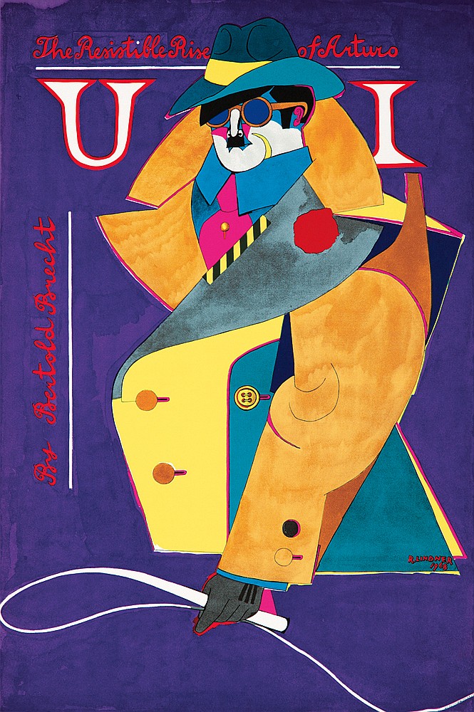 The Resistible Rise of Arturo, UI, blue poster