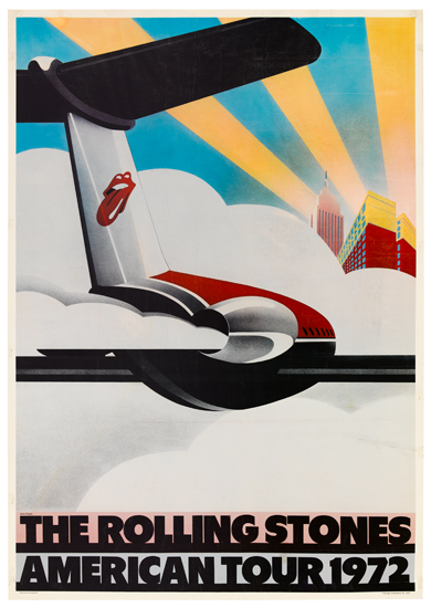 The Rolling Stones American Tour 1972, plane