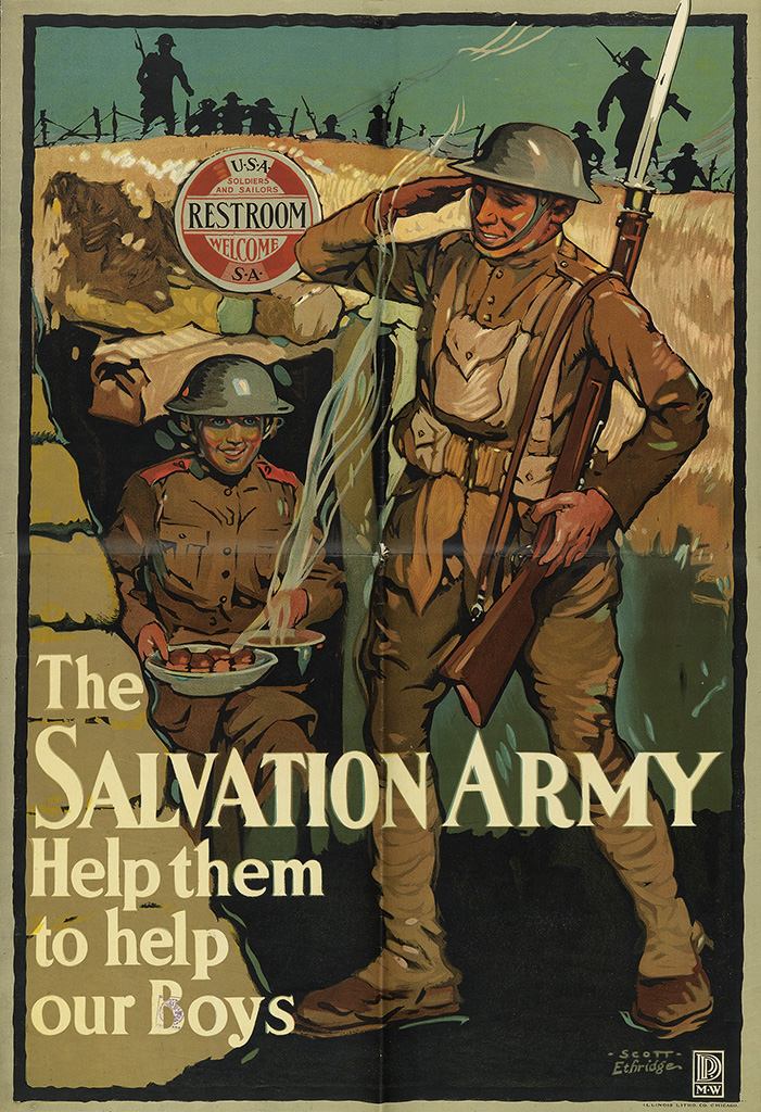 The Salvation Army, Help them to help our boys, soldiers
