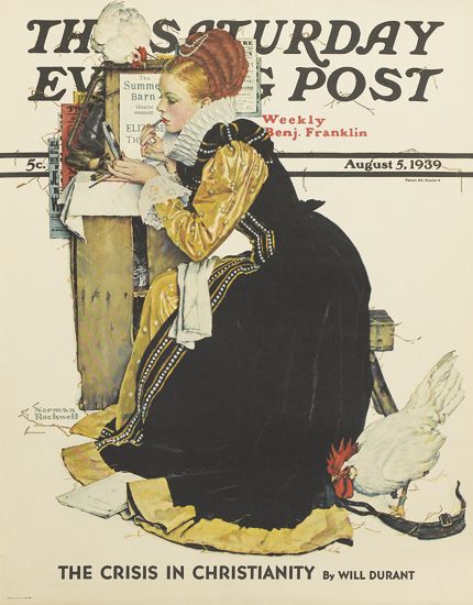 The Saturday Evening Post, The Crisis in Christianity, woman in black