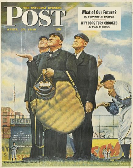 The Saturday Evening Post, What Of Our Future?, men in suits