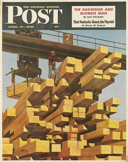 The Saturday Evening Post, boards, The Dagwood and Blondie Man