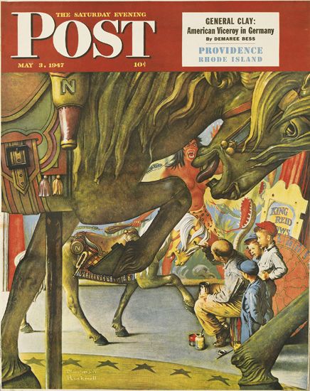 The Saturday Evening Post, Providence, large horse