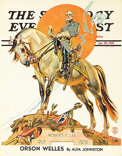 The Saturday Evening Post, Robert E Lee on horseback, Orson Welles